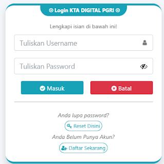 Register PGRI Sumbawa Barat - Persatuan Guru Republik Indonesia Cabang Kabupaten Sumbawa Barat